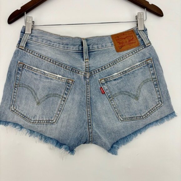 LEVI S 501 ORIGINAL FIT WOMEN  S SHORTS Size 26 - Picture 9 of 13